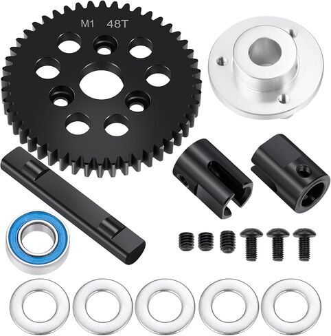 LSG 46T High Speed Differential Spur Gear Slipper Center Diff Spool Locker Set for Arrma 1/7 6S Felony Infraction Limitless Mojave 1/8Kraton/Outcast/Notorious/Talion 6S BLX (46T) in Saudi Arabia