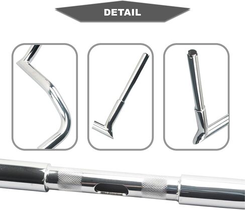 12 بوصة ارتفاع الدهون المقود 1-1/4 بوصة 1.25 بوصة أنبوب قرد Batwing Ape Bar لـ 86-22 Harley Touring Bagger Dresser Street Glide Electra Glide Custom CVO Ultra Limited Tri Road King FLHT FLHX كروم in Kuwait