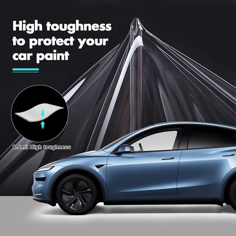 لـ 2025 2026 Tesla Model Y Juniper TPU PPF طلاء واقي طبقة حماية مخصصة مناسبة مضادة للخدش ذاتية الشفاء درع حماية التشطيب الملحقات لمصابيح الضباب الأمامية الممتصة للصدمات أثناء النهار in Saudi Arabia