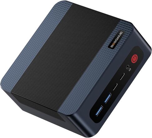 P4 Mini PC 5700U (8C/16T, up to 4.3Ghz) Dual LAN Mini Computers 16GB DDR4 512GB NVME SSD, Support 4K@60Hz Triple Display/WiFi 6/BT5.2/Gaming/Office/Home in Kuwait
