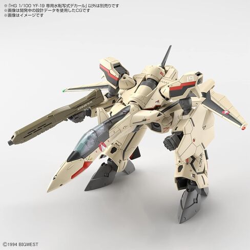 BANDAI Spirits HG Macross Plus YF-19 Dedicated Water Transfer Type Decal in Saudi Arabia