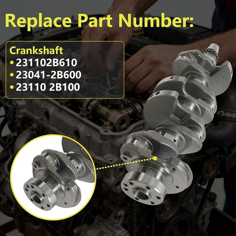 G4FD طقم إعادة بناء المحرك العمود المرفقي وقضيب التوصيل لشركة Hyundai Accent/Veloster 1.6 L 2012-2017 وKia Rio/Soul 1.6L 2012-2016 in Kuwait