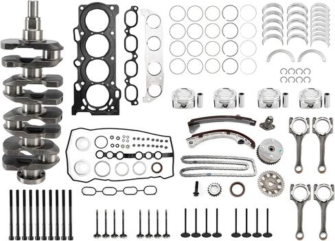 1ZZ-FE 1.8L طقم إصلاح إعادة بناء المحرك مناسب لتويوتا سيليكا كورولا ماتريكس 1998-2008 in Kuwait