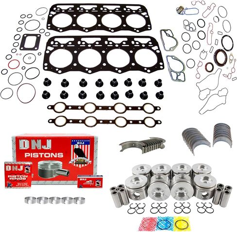 طقم إعادة بناء المحرك DNJ EK4200A لـ 1999-2003 Ford E-350 Club Wagon، E-350 Econoline Club Wagon، E-350 Super Duty 7.3L V8 16V OHV 445cid in Saudi Arabia
