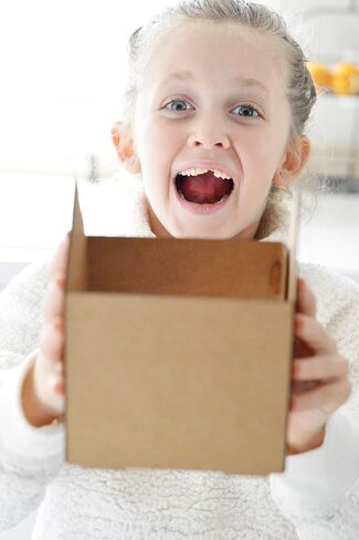 Kid's Craft House Kit (Cardboard) - Pack of 5 - Designed & Made in The USA - Craft for Home, Classroom, Family DIY Decor in Kuwait