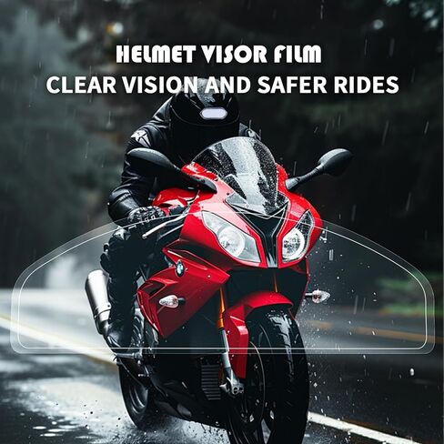 2PCS Motorcycle Helmet Visor Tint Anti Fog Film,Motorcycle Helmet with Visors Film Insert for Clear Vision,Motorcycles Accessories Motorcycles Visors Rainproof Sticker in Saudi Arabia