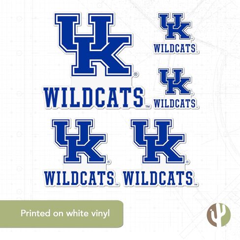 Desert Cactus University of Kentucky Sticker Wildcats UK Stickers Vinyl Decals Laptop Water Bottle Car Scrapbook T3 (Type 3-1) in Saudi Arabia