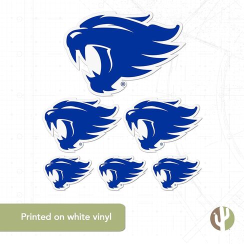 Desert Cactus University of Kentucky Sticker Wildcats UK Stickers Vinyl Decals Laptop Water Bottle Car Scrapbook T3 (Type 3-1) in Saudi Arabia