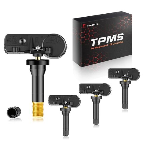TPMS 315 ميجا هرتز، مستشعر ضغط الإطارات المبرمج مسبقًا مناسب لسيارات فورد F150 (2009-2014)، F250/F350/F450/F550 (2009-2016)، إكسبلورر (2011-2015)، إيدج (2011-2014)، إسكيب (2009-2019)، ترانزيت (2010-2019) (4 قطع) in Kuwait