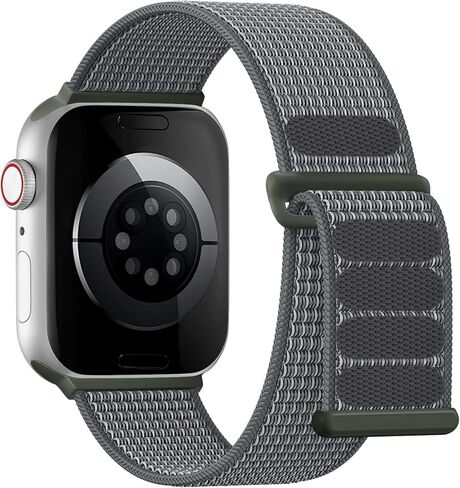 Lenrao Sport Loop Compatible with Apple Watch Bands for Women Men 40mm 41mm 42mm 38mm, Soft Breathable Nylon Wrist Straps for iWatch Bands Series 11/10/9/8/7/6/5/4 SE 3/2/1 Plum in Kuwait