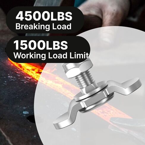 8 قطع M8x25mm L مسار مزدوج العروة ملولبة بحلقة على شكل حرف O، من الفولاذ المقاوم للصدأ على شكل حرف L يستخدم مع قضبان المسار L لسرير الشاحنة، والتحكم في حمولة المقطورة in Kuwait