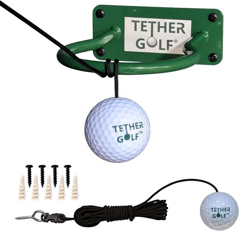 Tether Golf Mini Indoor & Outdoor Golf Game - Unique Golf Game for The Whole Family to Enjoy - Use Your Favorite Putter or Toss by Hand to Score and Have Fun - Great Golf Gift for Dad! in Saudi Arabia