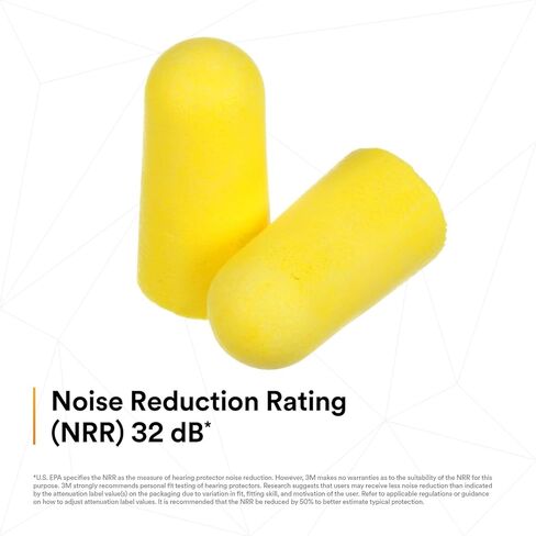 سدادات أذن 3M، 200/صندوق، E-A-R TaperFit2 312-1219، غير سلكية، للاستعمال مرة واحدة، رغوة، NRR 32، للحفر، والطحن، والتصنيع الآلي، والنشر، والصنفرة، واللحام، زوج واحد/كيس بولي in Saudi Arabia
