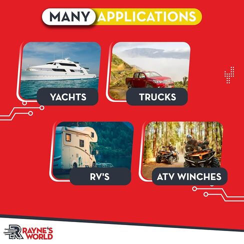إعادة ضبط قاطع الدائرة الكهربائية الثقيلة 300 أمبير من Rayne's World DC 12-48V - صوت السيارة، البحرية، الشاحنة، محرك التصيد، ستيريو، RV، الطاقة الشمسية in Saudi Arabia
