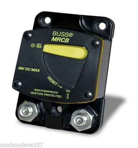 OSS-Bussman DC قاطع الدائرة MRCB 200 أمبير CB187F-200 إعادة الضبط اليدوي 187200F in Saudi Arabia
