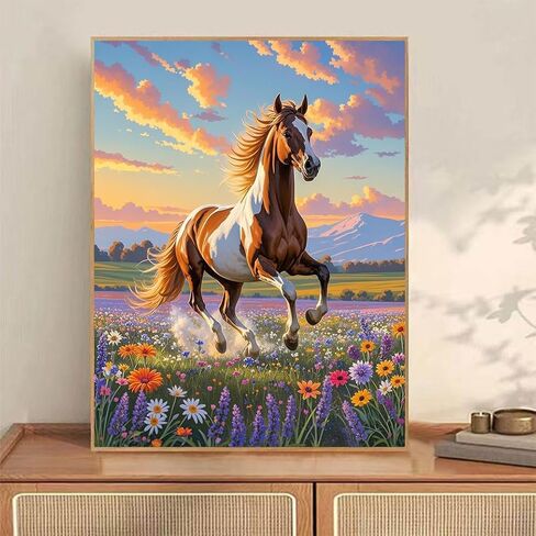 ACIOPPL Paint by Numbers for Adults Beginner Colorful Animal DIY Acrylic Painting Kits Animal Wolf Oil Painting by Number Kit Acrylic Paint Canvas Set for Home Wall Decor Colorful Wolves 16 x 20 Inch in Saudi Arabia