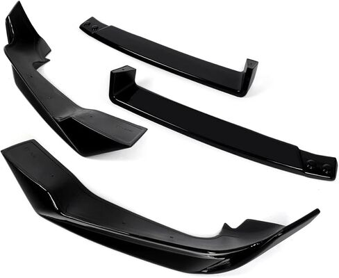 STSEV01 ممتص الصدمات الأمامي للشفاه مناسب لسيارة BMW X5 G05 LCI 2024 2025 2026 (M Sport فقط)، 4 قطع طقم جسم الذقن لسد الهواء ملحقات الشفاه السفلية باللون الأسود اللامع in Kuwait