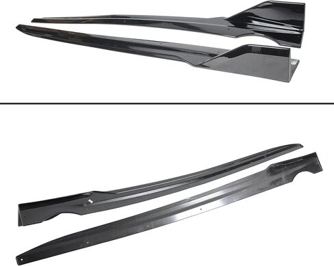 STSEV01 Side Skirts Rocker Extension Blades Panel Splitter Winglet Fit for BMW X5 G05 X5M F95 2019-2023 40i/ 45e/ 50i/ M50i Glossy Black Air Dam Chin Body Kit Underbody Lip Exterior Accessories in Saudi Arabia