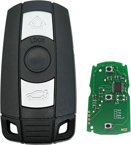 Keyless Entry Remote Replacement Key Fob fit for BMW 1 3 5 Series X1 X3 X5 X6 Z4 328i 325i 320 Key Fob (1) in Kuwait