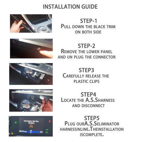 JERBOR Auto Start Stop Eliminator for Ford F-150 2015 2016 2017 2018 2019 2020 Auto Stop Eliminator Turn Off Idle Engine Stop Start System with 2Pcs Panel Pry Tool in Saudi Arabia