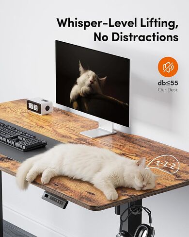 محول مكتب قائم من FEZIBO، حامل مكتب واقف، مكتب للجلوس وقابل للتعديل لارتفاع مكاتب رفع الكمبيوتر ومحطة عمل الكمبيوتر للمكتب المنزلي 30 بوصة أسود in Kuwait