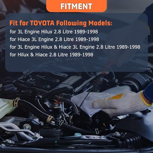 مجموعة أختام حشية إصلاح المحرك لمحرك Toyota 3L 1989-1998 HiLux & HIACE LN106 LN130 Runner 2.8 LTR in Kuwait