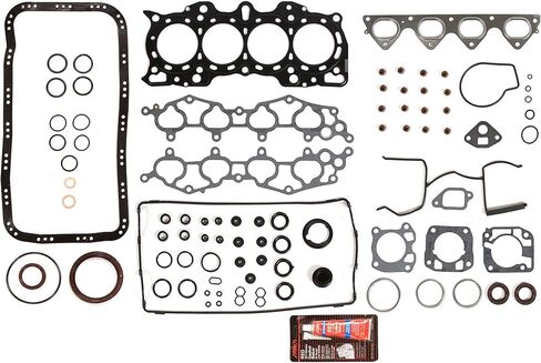 Evergreen Engine Rering Kit FSBRR4011EVE Compatible With 90-01 Acura Integra B18A1 B18B1 Full Gasket Set, Standard Size Main Rod Bearings, 0.50mm / 0.020" Oversize Piston Rings in Saudi Arabia
