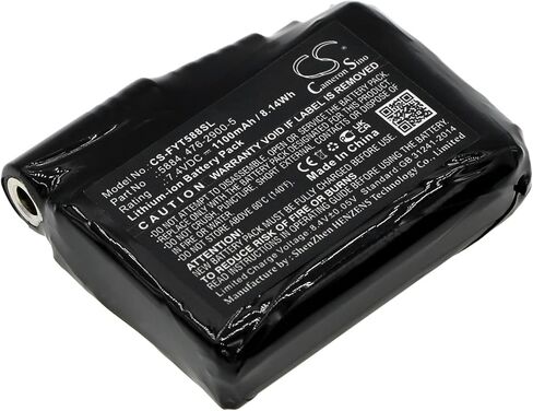 Tingen 1100mAh Battery Replacement for Fly Racing Title Heated Glove Radiant Ignitor Gloves Heated Glove 476-2900-5 5884 (7.4V) in Kuwait