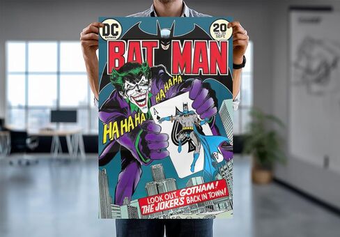 POSTER STOP ONLINE Batman - DC Comics Poster (The Joker's Back In Town - HaHaHa) (Size: 24" x 36") in Saudi Arabia