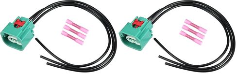 X AUTOHAUX 1 Set Headlight Connector Wiring Harness for Chrysler for Jeep for Dodge Headlight Daytime Running Lamp Parking Light 68064997AA in Kuwait