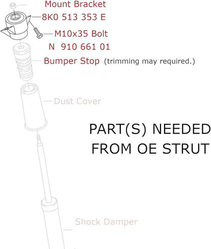 مجموعة خفض التعليق Rev9 R9-HS2-062_2 Hyper-Street II Coilover، صدمة أحادية الأنبوب مع 32 نقرة إعداد الارتداد، تعديل كامل الطول، متوافق مع Audi A5 / A5 Quattro (8T) 2009-2016 جميع الديكورات in Kuwait