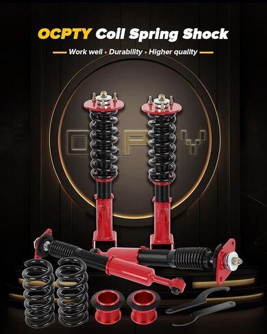 OCPTY Coilovers Suspension Lowering Kit Adjustable Full Coil Springs Struts Shock fit for Dodge for Challenger 2011-2022,for Dodge for Charger 2011-2022 in Kuwait