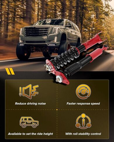 OCPTY Coilovers Suspension Lowering Kit Adjustable Full Coil Springs Struts Shock fit for Dodge for Challenger 2011-2022,for Dodge for Charger 2011-2022 in Kuwait