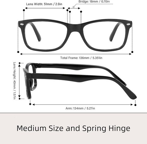 Przene 4 Pack Rectangle Reading Glasses for Men Women Blue Light Blocking Readers in Saudi Arabia