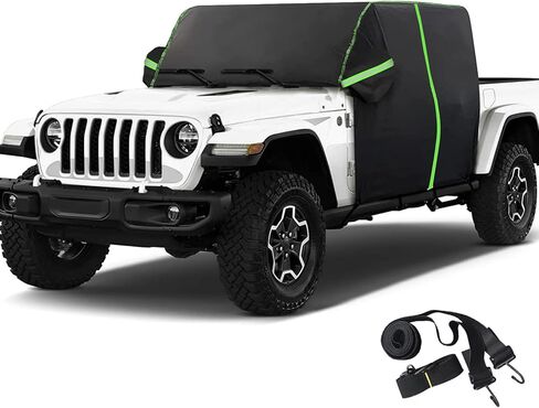 Big Ant Waterproof Car Cover Replace for 2019-2023 Gladiator,All Weather Car Covers with Zipper Door for Snow Rain Dust Hail Protection (Gladiator) in Saudi Arabia