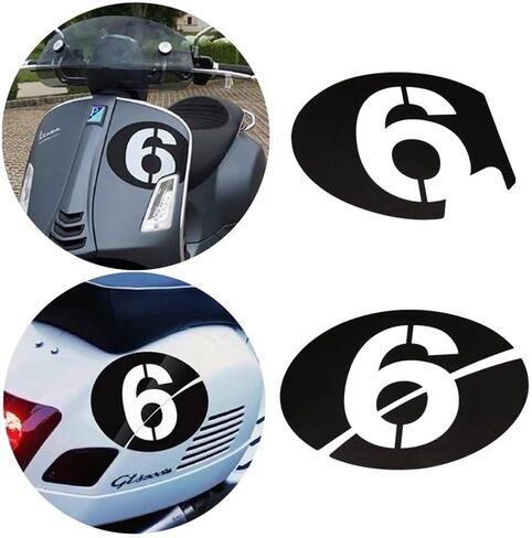 واقي وسادة خزان الدراجة النارية لسلسلة فيسبا 2 Sei Giorni GTS 300 250 300ie Sprint 50 150 ملحقات سكوتر عدد 6 ملصق in Saudi Arabia