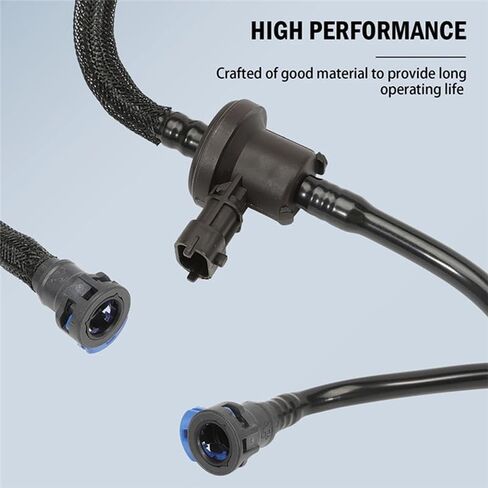 Carbon Tank Solenoid Valve Canister Purge Valve Solenoid With Hose For 2012-2018 BV6Z-9D289-B(Black B) in Saudi Arabia