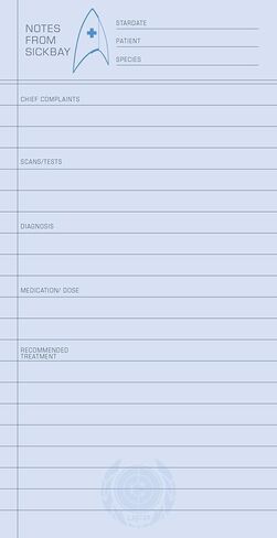 The Unemployed Philosophers Guild Star Trek Notepad - 65 Easy-Tear Paged Memo Desk Note Pad With 4 Alternating Page Designs, 8.25" x 4.25" in Saudi Arabia