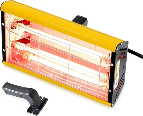 Paint Curing Lamp 2000W - Handheld Infrared Shortwave Heating Lamp for Car Body Repair and Paint Drying, Ideal for Paint Booth Use, Efficient Paint Dryer, 1pc, F in Saudi Arabia