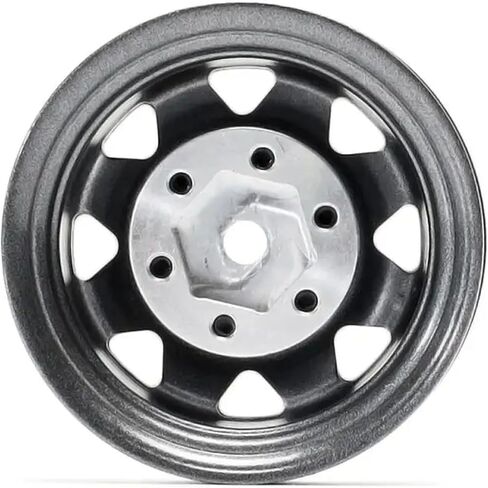 4PCS 1.55 inch Metal Beadlock Wheel Hub RC Car Aluminum Alloy Wheel Rim for 1/10 RC Crawler Car for Axial 90069 D90 TF2 Tamiya CC01 CC02 LC70 LC80 MST(Bronze) in Saudi Arabia