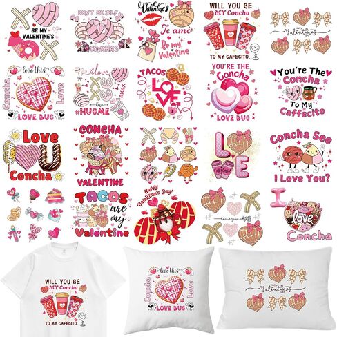Dazoratix Christmas Iron on Transfers - 20 Sheets Cute Patchwork DTF Ready to Press Heat Patches for Baby T Shirts Xmas Vinyl Stickers Decals for Clothing Pillow Bag Hat Hoodies DIY Crafts Decorations in Saudi Arabia