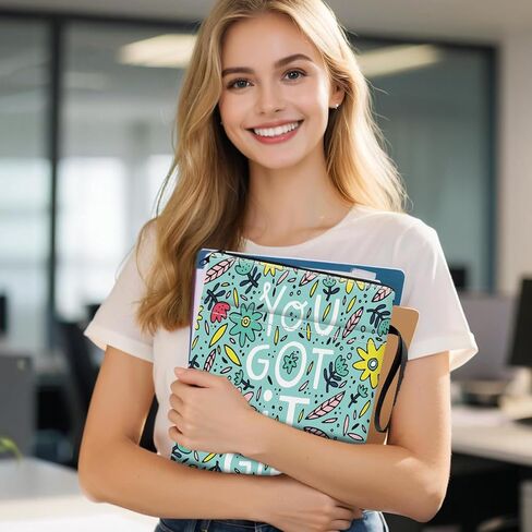 أكمام كتب بسحاب، حقيبة كتب لطيفة للسفر مع جيب أمامي بحزام مقبض، واقي غطاء كتاب مضحك لمحبي الكتب بنمط سوكار لطيف in Saudi Arabia