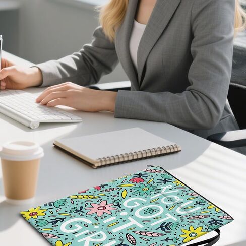 أكمام كتب بسحاب، حقيبة كتب لطيفة للسفر مع جيب أمامي بحزام مقبض، واقي غطاء كتاب مضحك لمحبي الكتب بنمط سوكار لطيف in Saudi Arabia