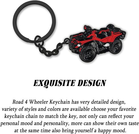 For Road 4 Wheeler Keychain，Outdoors Keychain Lightweight Key Holder in Saudi Arabia