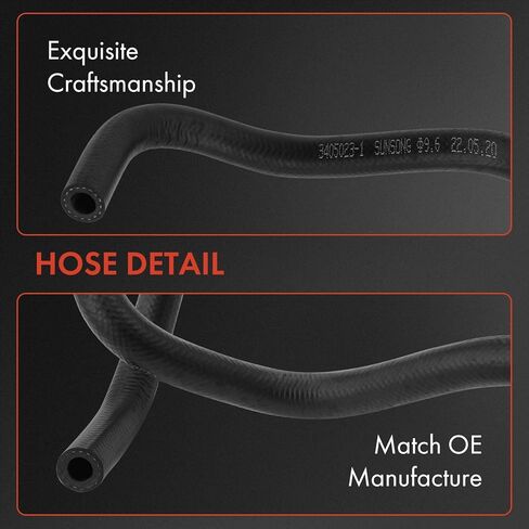 A-Premium Power Steering Return Line Hose Assembly Compatible with Honda Pilot 2009-2011 V6 3.5L Rack To Pipe in Saudi Arabia