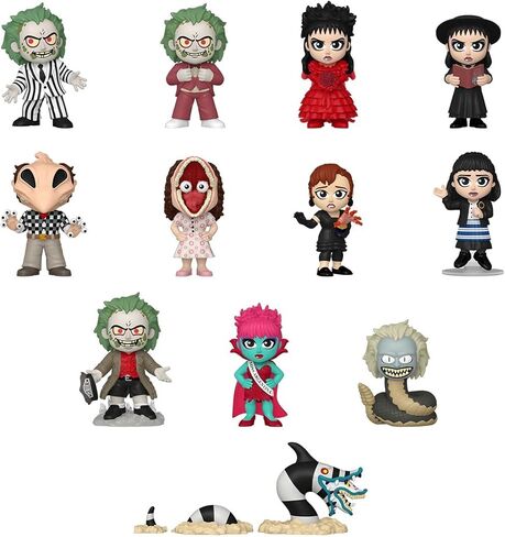 Funko Mystery Minis: Beetlejuice - 1 of 12 to Collect - Collectable Vinyl Figure - Gift Idea - Official Merchandise - Toys for Kids & Adults - Horror Fans - Mini Figure for Collectors and Display in Saudi Arabia