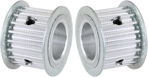 5M 25T Aluminum Pulley Circular Tooth Inner Bore 6/6.35/8/-20mm Width 15mm1Pcs(18x6x2.8 mm) in Saudi Arabia