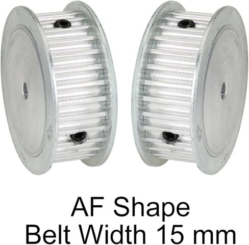 35T 5M Toothed Shape Inner Bore 6-/22Mm Alloy Pulley Circular Tooth Belt 15mm 1Pcs(16x5x2.3 mm) in Saudi Arabia