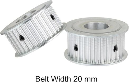 35T 5M Toothed Shape Inner Bore 6-/22Mm Alloy Pulley Circular Tooth Belt 15mm 1Pcs(16x5x2.3 mm) in Saudi Arabia