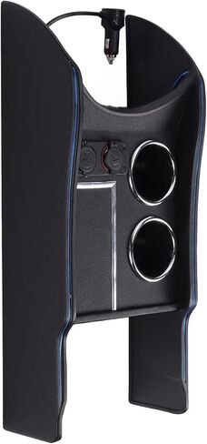 Center Console Organizer, Armrest Storage Box with 2 Cup Holders and USB Ports, for CRV 2017 2021 in Saudi Arabia